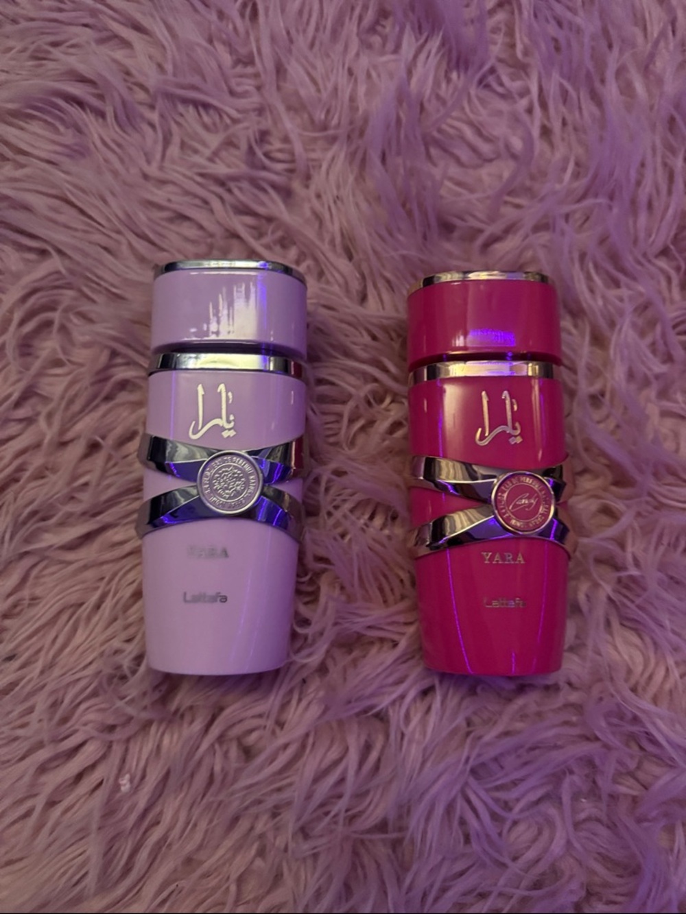 - Yara Fragrance Spray (Pink and Light Purple)